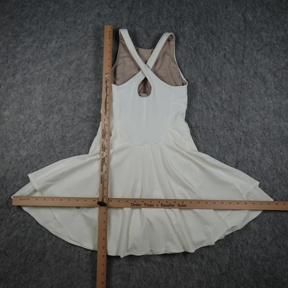 Lululemon Dress Women‎ 2 White Court Crush Athletic Tennis Pickelball Mini